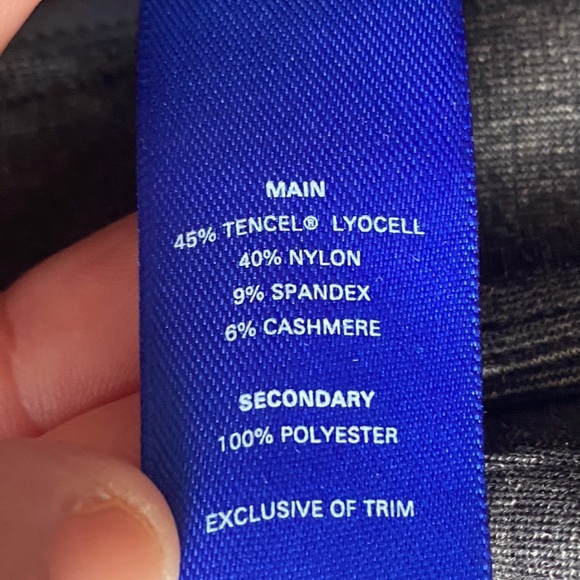 KIT and Ace Womans Size 10 Grey High Rise Tencel Cashmere Ankle Trousers - Picture 12 of 14